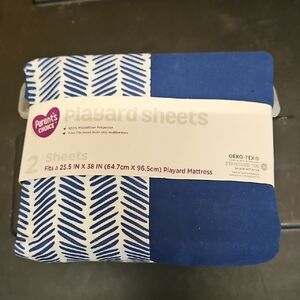 Blue Playard Sheets